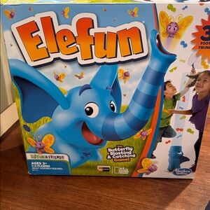 Brand New Hasbro Elefun Blue Elephant Game